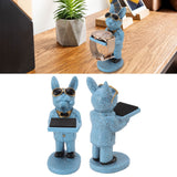 Resin Watch Stand Handmade Figurine Model Decorative Watch Display Stand for Home L Lucky Dog - Extra Image