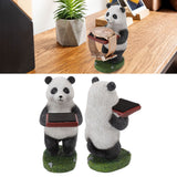 Resin Watch Stand Handmade Figurine Model Decorative Watch Display Stand for Home Panda - Extra Image
