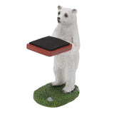 Resin Watch Stand Handmade Figurine Model Decorative Watch Display Stand for Home Polar Bear - Front View