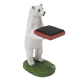 Resin Watch Stand Handmade Figurine Model Decorative Watch Display Stand for Home Polar Bear