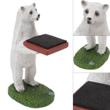Resin Watch Stand Handmade Figurine Model Decorative Watch Display Stand for Home Polar Bear