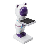 Resin Watch Stand Handmade Figurine Model Decorative Watch Display Stand for Home White Bear