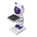 Resin Watch Stand Handmade Figurine Model Decorative Watch Display Stand for Home White Bear - Close-Up Angle