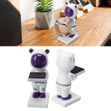 Resin Watch Stand Handmade Figurine Model Decorative Watch Display Stand for Home White Bear