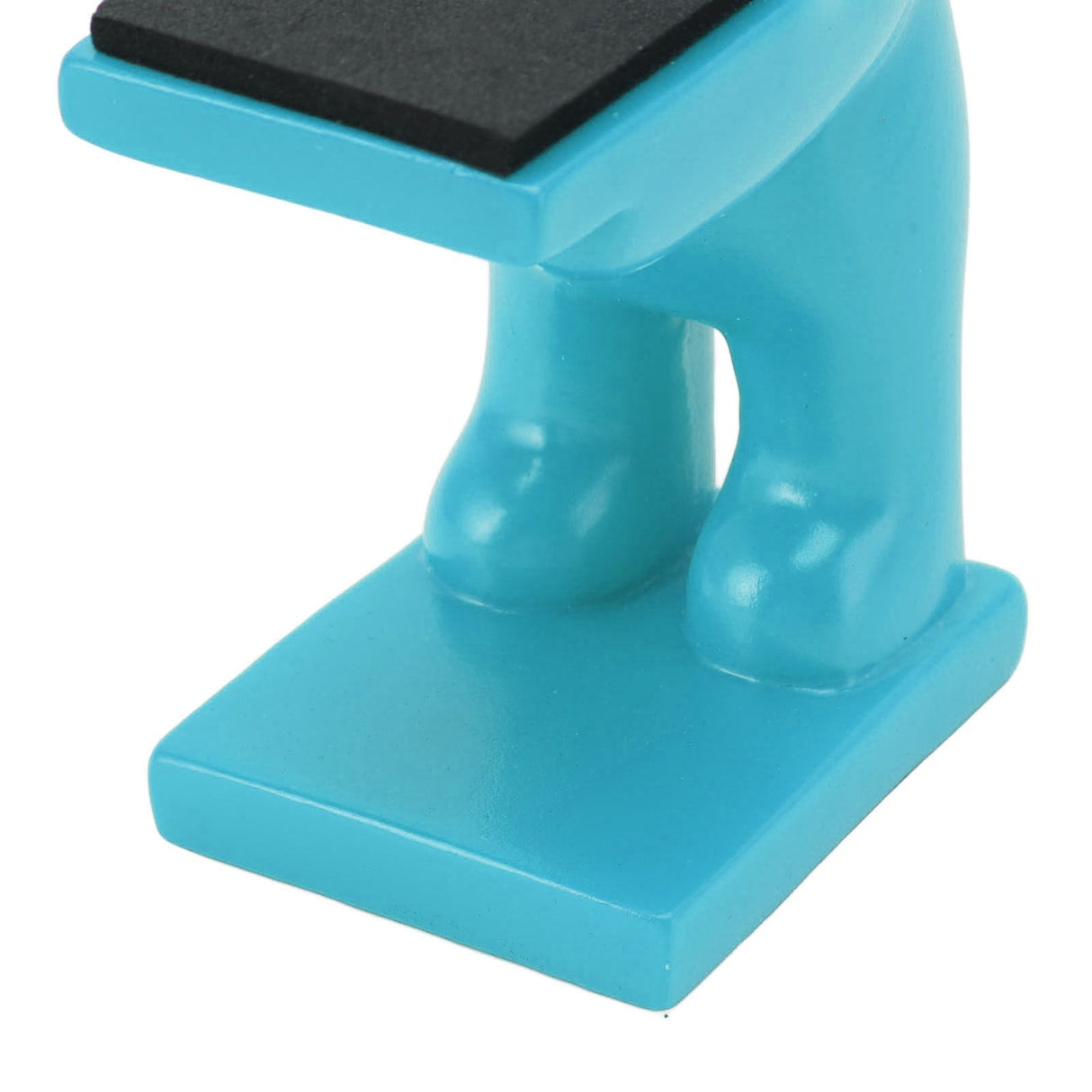 Bear Watch Stand Handcrafted Three Dimensional Modern Style Resin Watch Display Stand for Home Office Blue