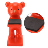 Bear Watch Stand Handcrafted Three Dimensional Modern Style Resin Watch Display Stand for Home Office Orange