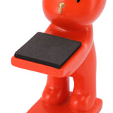 Bear Watch Stand Handcrafted Three Dimensional Modern Style Resin Watch Display Stand for Home Office Orange - Extra Image