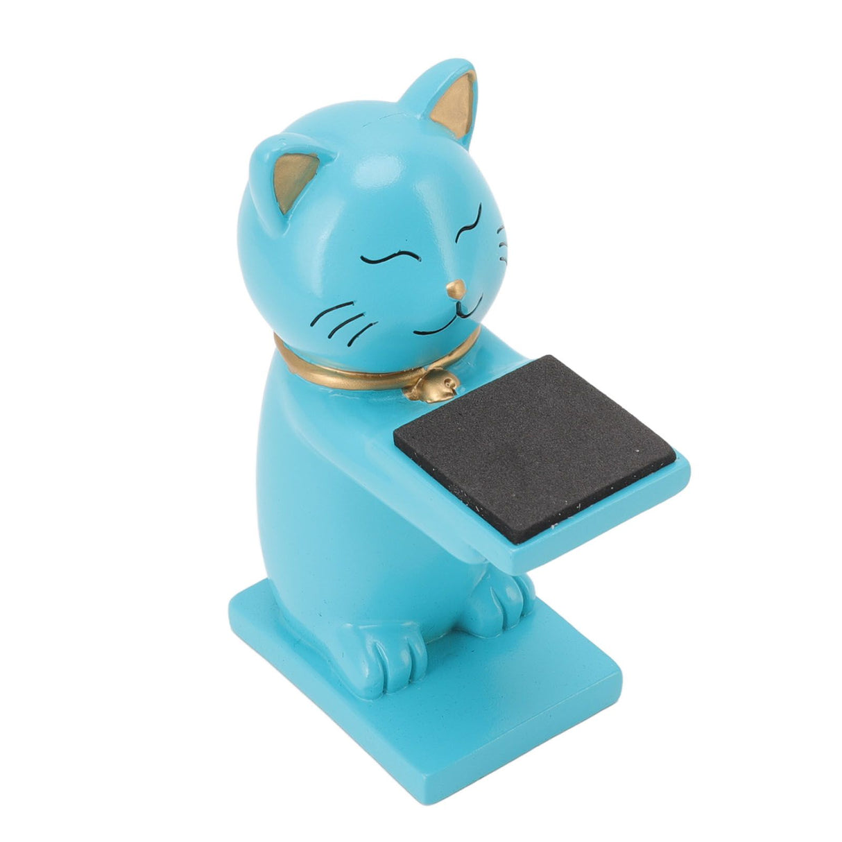 Watch Display Stand Cat Figurine Resin Watch Holder Decoration Storage Rack for Jewelry Bracelet Necklace Blue