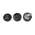4 Layers Hand Crank Spices Grinder Zinc Alloy 60mm Manual Spice Grinder with Filter