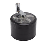 4 Layers Hand Crank Spices Grinder Zinc Alloy 60mm Manual Spice Grinder with Filter