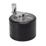 4 Layers Hand Crank Spices Grinder Zinc Alloy 60mm Manual Spice Grinder with Filter