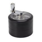 4 Layers Hand Crank Spices Grinder Zinc Alloy 60mm Manual Spice Grinder with Filter