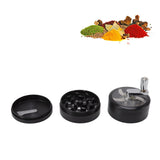 4 Layers Hand Crank Spices Grinder Zinc Alloy 60mm Manual Spice Grinder with Filter - Extra Image