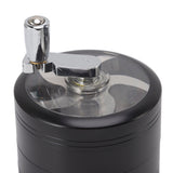 4 Layers Hand Crank Spices Grinder Zinc Alloy 60mm Manual Spice Grinder with Filter