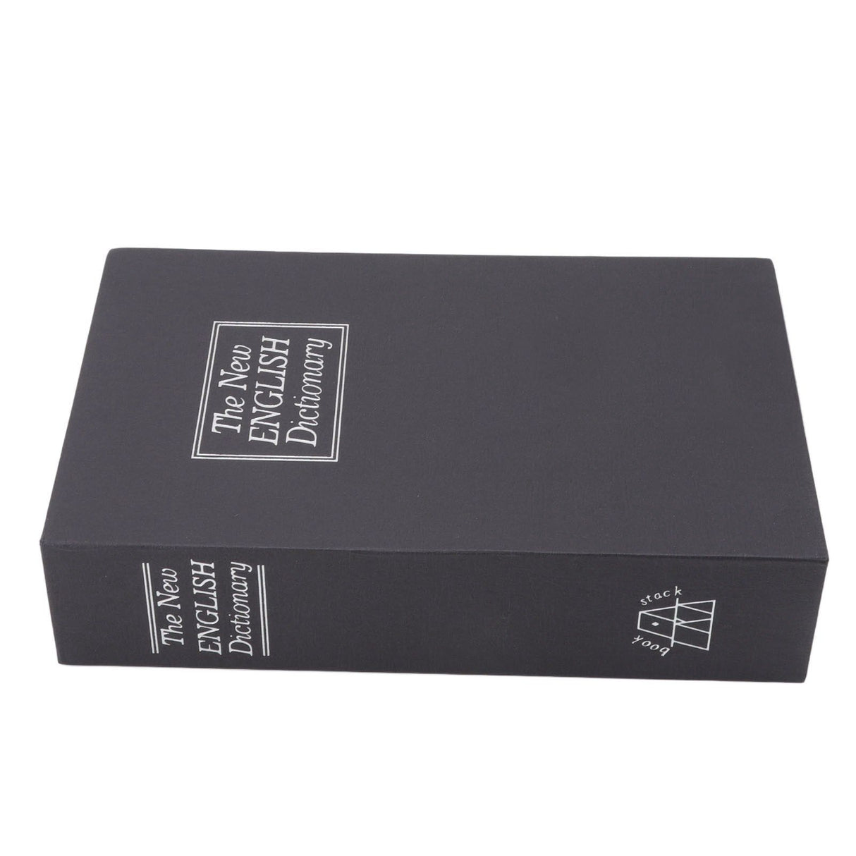 Book Safe Box Innovative Medium Dictionary Diversion Book Safe with Coded Lock for Storing Money Jewelry Cards Documents Black