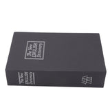 Book Safe Box Innovative Medium Dictionary Diversion Book Safe with Coded Lock for Storing Money Jewelry Cards Documents Black