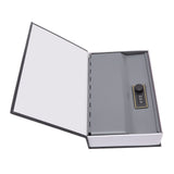 Book Safe Box Innovative Medium Dictionary Diversion Book Safe with Coded Lock for Storing Money Jewelry Cards Documents Black