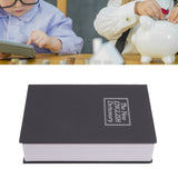 Book Safe Box Innovative Medium Dictionary Diversion Book Safe with Coded Lock for Storing Money Jewelry Cards Documents Black