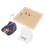 Math Multiplication Board Children Montessori Counting Educational Toys Wooden Multiplication Table Board Game