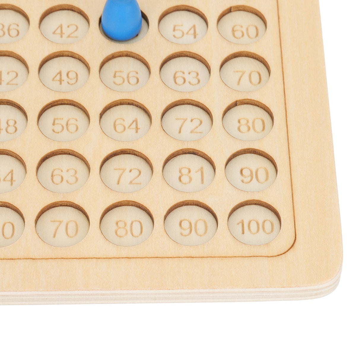 Math Multiplication Board Children Montessori Counting Educational Toys Wooden Multiplication Table Board Game