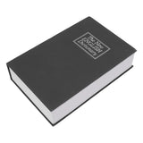 Book Safe Simulation Book Safe Box Portable Money Storing Box with Lock Key for Birthday Gift Black