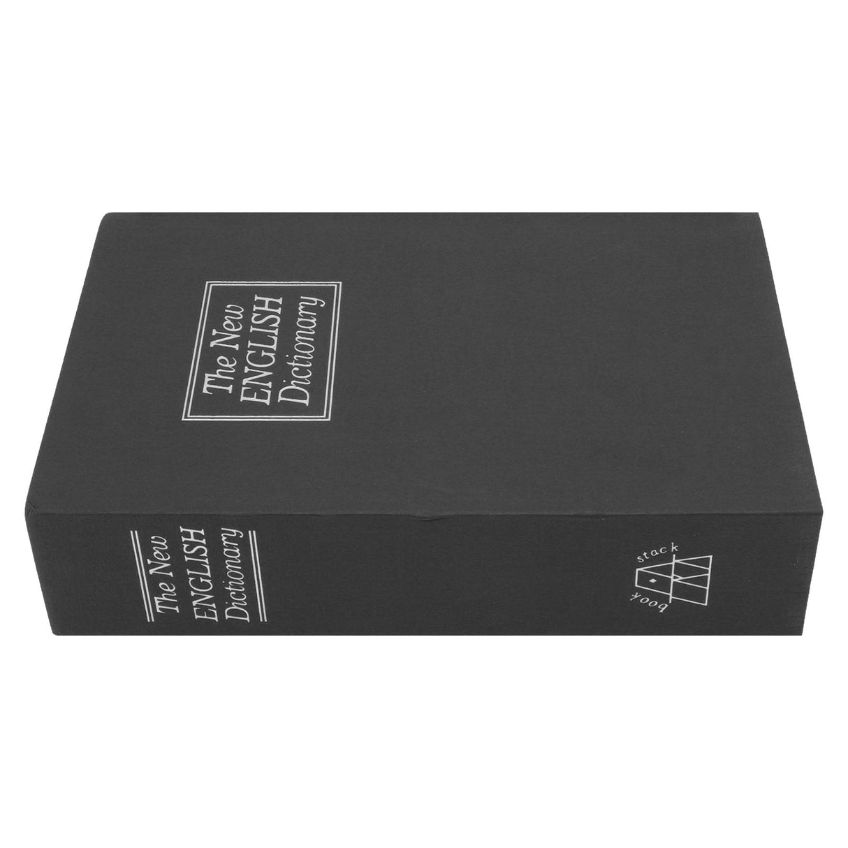 Book Safe Simulation Book Safe Box Portable Money Storing Box with Lock Key for Birthday Gift Black