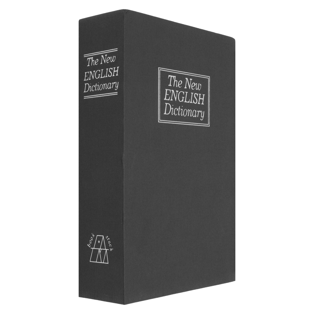 Book Safe Simulation Book Safe Box Portable Money Storing Box with Lock Key for Birthday Gift Black