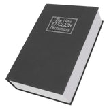 Book Safe Simulation Book Safe Box Portable Money Storing Box with Lock Key for Birthday Gift Black
