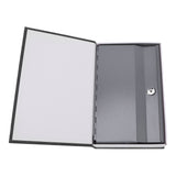 Book Safe Simulation Book Safe Box Portable Money Storing Box with Lock Key for Birthday Gift Black