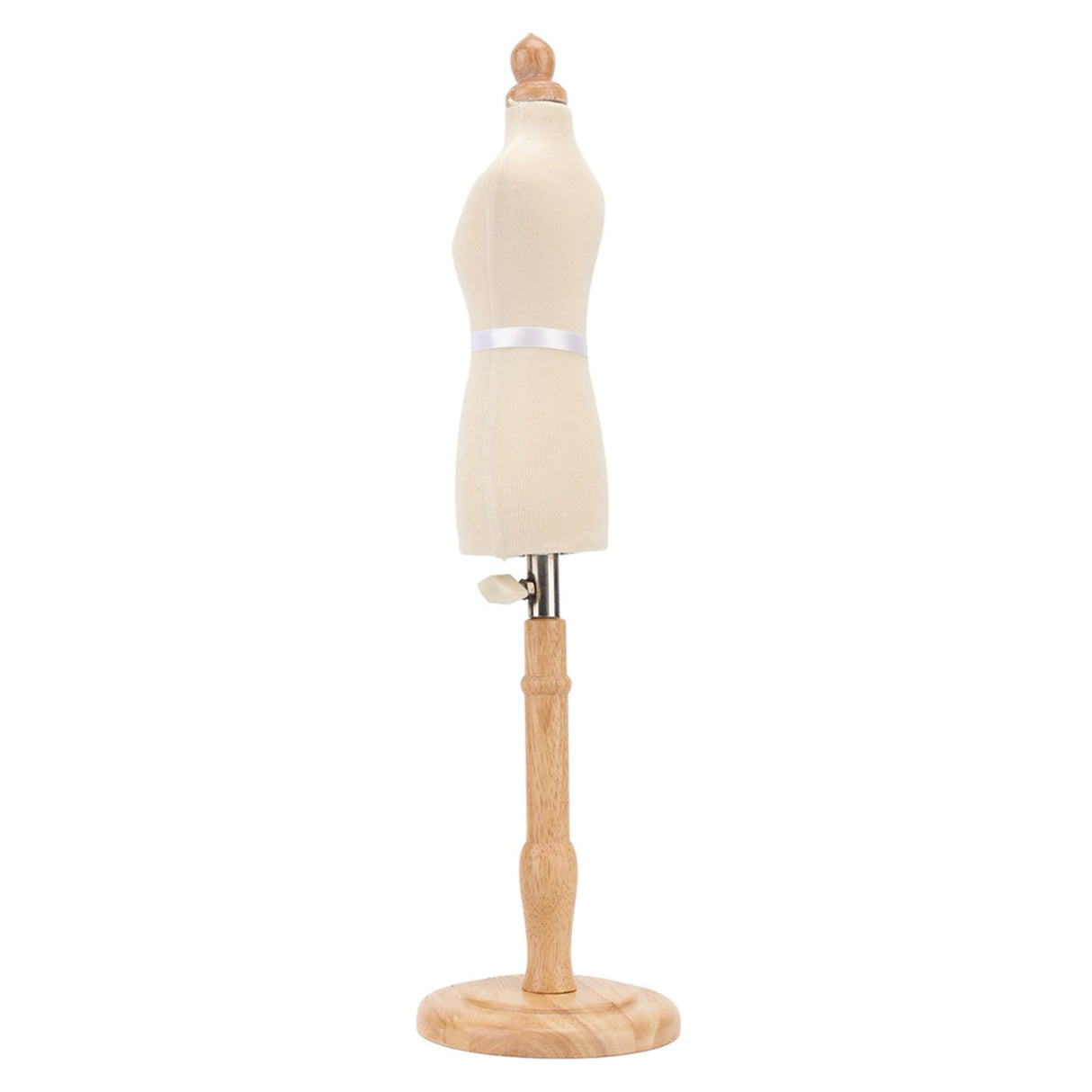 Female Dress Form Professional Beech Wood Durable Sewing Dress Form with Wooden Base for Clothing Dress Display