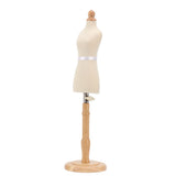 Female Dress Form Professional Beech Wood Durable Sewing Dress Form with Wooden Base for Clothing Dress Display - Extra Image