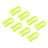 8PCS Hand Pressure Point Tool Plastic Hand Acupressure Clip for Between Thumb and Index Migraine Headache Relief Green - 45-Degree Angle