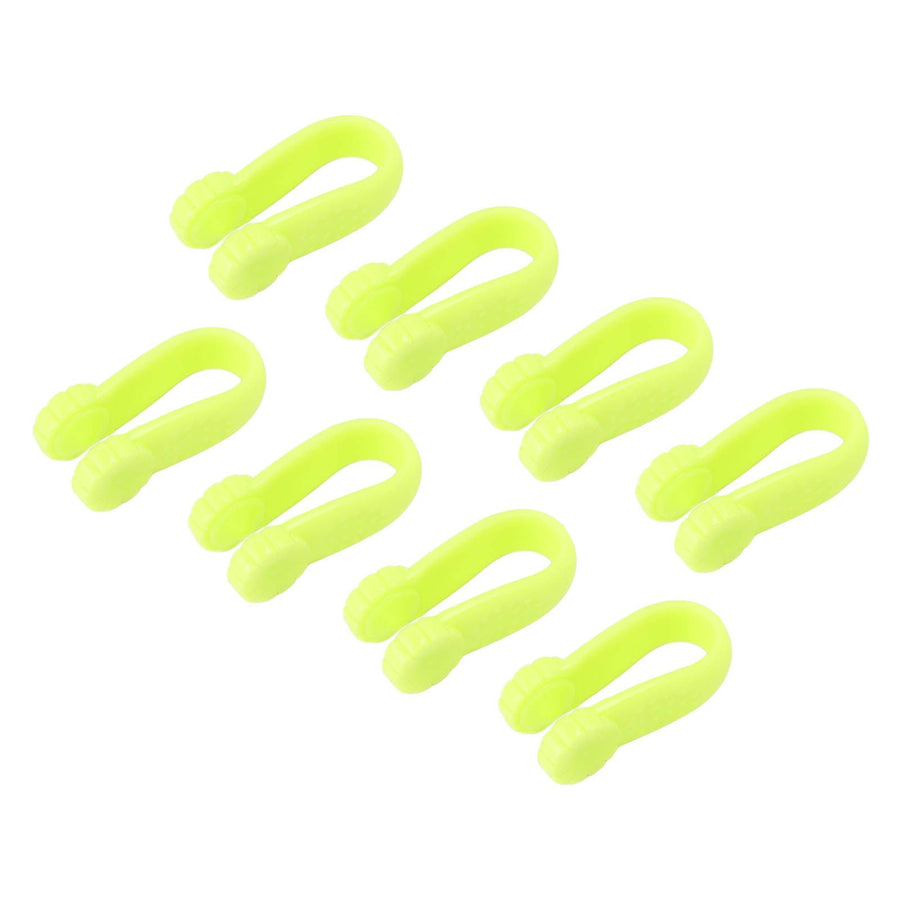 8PCS Hand Pressure Point Tool Plastic Hand Acupressure Clip for Between Thumb and Index Migraine Headache Relief Green