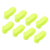 8PCS Hand Pressure Point Tool Plastic Hand Acupressure Clip for Between Thumb and Index Migraine Headache Relief Green - Rear View