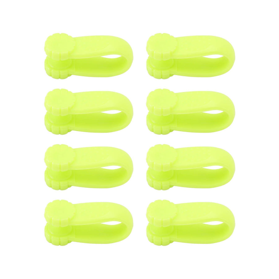 8PCS Hand Pressure Point Tool Plastic Hand Acupressure Clip for Between Thumb and Index Migraine Headache Relief Green