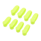 8PCS Hand Pressure Point Tool Plastic Hand Acupressure Clip for Between Thumb and Index Migraine Headache Relief Green