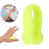 8PCS Hand Pressure Point Tool Plastic Hand Acupressure Clip for Between Thumb and Index Migraine Headache Relief Green - Extra Image