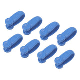 8PCS Hand Pressure Point Tool Plastic Hand Acupressure Clip for Between Thumb and Index Migraine Headache Relief Blue
