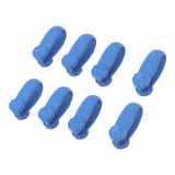 8PCS Hand Pressure Point Tool Plastic Hand Acupressure Clip for Between Thumb and Index Migraine Headache Relief Blue - Extra Image