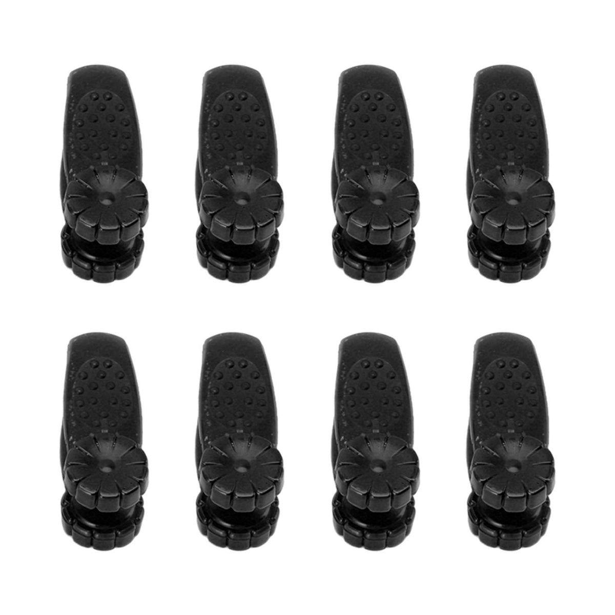8PCS Hand Pressure Point Tool Plastic Hand Acupressure Clip for Between Thumb and Index Migraine Headache Relief Black