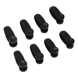 8PCS Hand Pressure Point Tool Plastic Hand Acupressure Clip for Between Thumb and Index Migraine Headache Relief Black