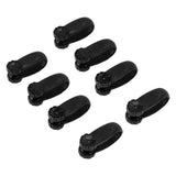 8PCS Hand Pressure Point Tool Plastic Hand Acupressure Clip for Between Thumb and Index Migraine Headache Relief Black