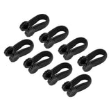 8PCS Hand Pressure Point Tool Plastic Hand Acupressure Clip for Between Thumb and Index Migraine Headache Relief Black - 45-Degree Angle