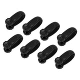 8PCS Hand Pressure Point Tool Plastic Hand Acupressure Clip for Between Thumb and Index Migraine Headache Relief Black
