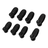 8PCS Hand Pressure Point Tool Plastic Hand Acupressure Clip for Between Thumb and Index Migraine Headache Relief Black