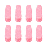 8PCS Hand Pressure Point Tool Plastic Hand Acupressure Clip for Between Thumb and Index Migraine Headache Relief Pink