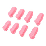 8PCS Hand Pressure Point Tool Plastic Hand Acupressure Clip for Between Thumb and Index Migraine Headache Relief Pink - Extra Image