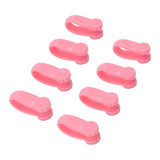 8PCS Hand Pressure Point Tool Plastic Hand Acupressure Clip for Between Thumb and Index Migraine Headache Relief Pink - Extra Image