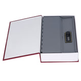 Book Safe Case Simulation Portable Safe Storage Box with Combination Lock for Bank Cards Jewelry Money Red - Extra Image