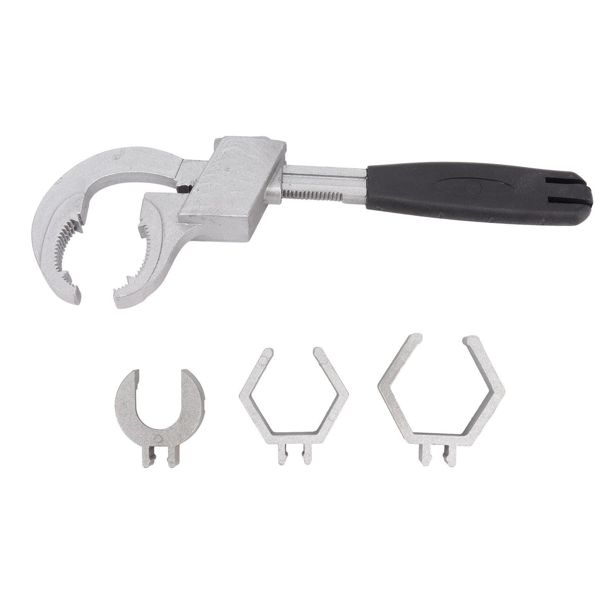 Universal Adjustable Wrench Multifunctional Aluminum Alloy Bathroom Wrench Repair Tool for Sink